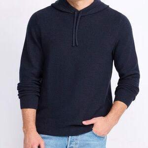 Ernest Cotton Cashmere Hoodie - Navy
